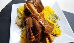 Lamb Shank Kebsa - Kebab King Tucson